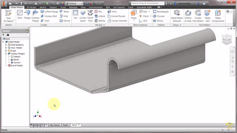 inventor sheet metal flange|create sheet metal flange.